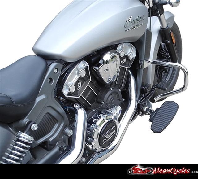 MeanCycles CHROME FREEWAY BARS FOR INDIAN SCOUT Part No CI2500C