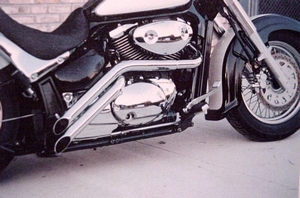 Meancycles Violators Turndown Exhaust For Suzuki C50 M50 And Volusia 800 Part No Momsuzukic50