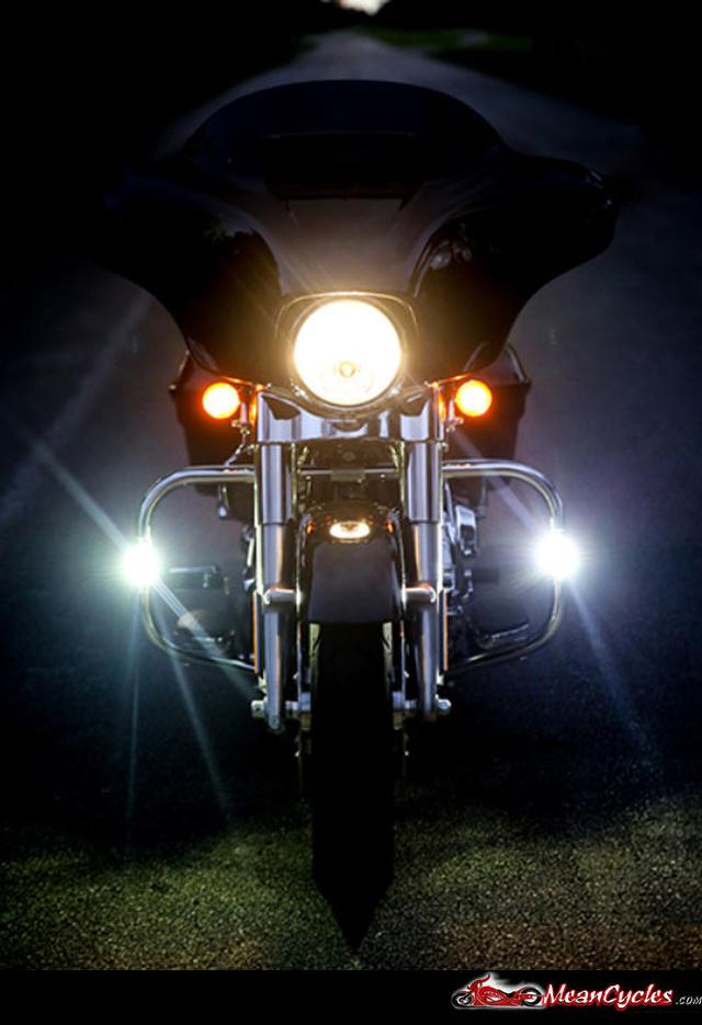 MeanCycles ENGINE GUARD LED LIGHTS FOR 1.25" TUBING (POLISHED OR