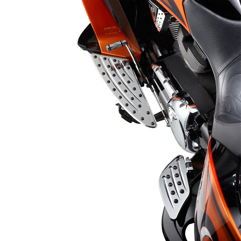 MeanCycles SCALLOPED BILLET PASSENGER FLOORBOARDS FOR VICTORY VISION
