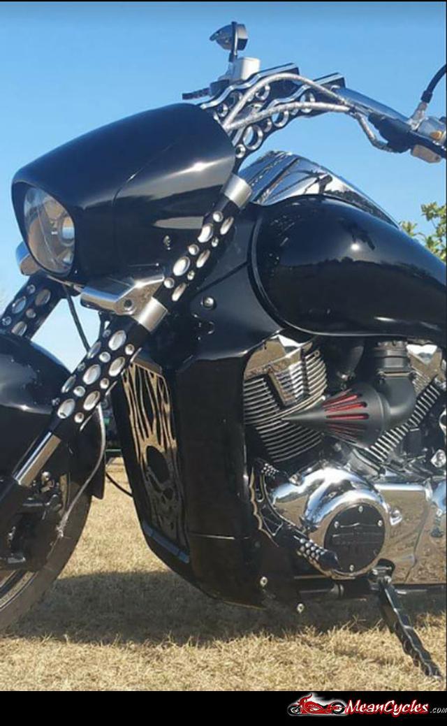 MeanCycles CIRCLE CUT WAVE +3" CONTRAST CUT RISERS FOR M109R Part