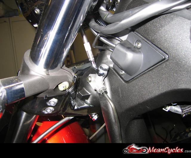 MeanCycles CLUTCH STAINLESS LINE WITH NECK MANIFOLD FOR YAMAHA RAIDER