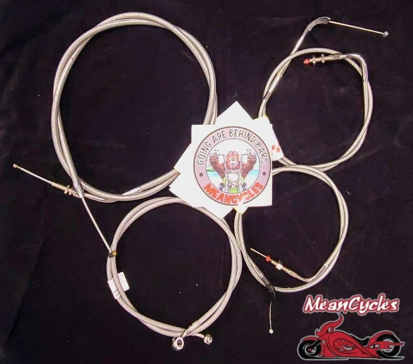 domingo APXケーブル MeanCycles | APE HANGER CABLE KIT FOR KAWASAKI 1500 DRIFTER - Part