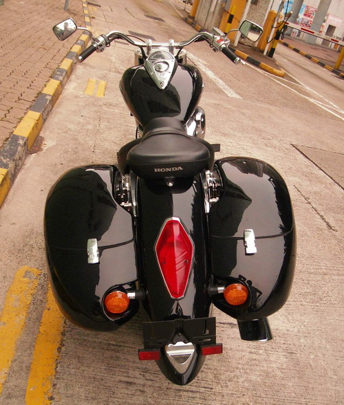Chrome Saddlebag Supports For Honda VTX1300 & VTX1800 C, F Models (2003-Present) - Open Box